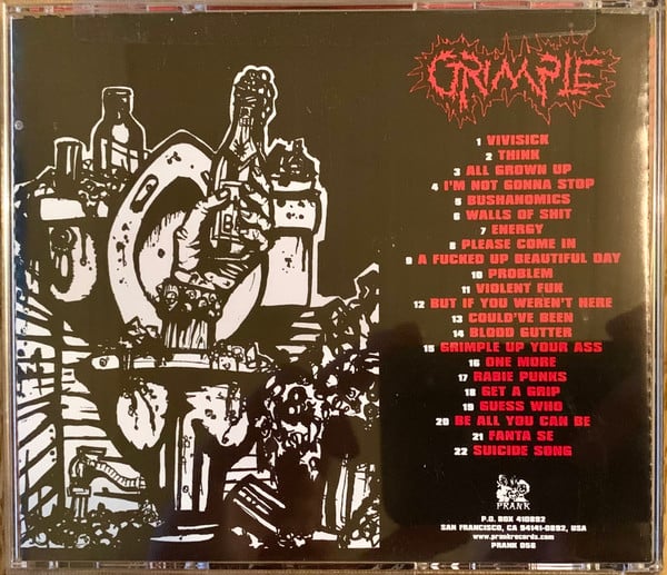 Grimple - Up Your Ass CD | Prank Records