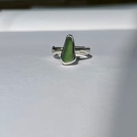 Image 2 of GREEN WARPED RING (M ½)