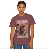Image 2 of My Pretty Pretty Predator parody Unisex Garment-Dyed T-shirt brick