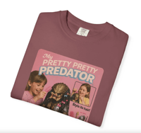 Image 3 of My Pretty Pretty Predator parody Unisex Garment-Dyed T-shirt brick