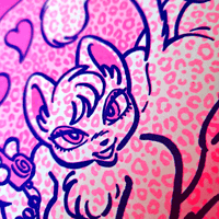 Image 1 of Kitty Pinup Riso Prints 18+