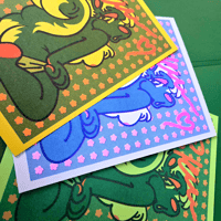 Image 1 of Skunk Pinup Riso Prints 18+
