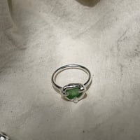 Image 1 of GREEN MOLTEN RING (P)