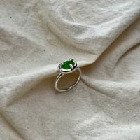 Image 1 of GREEN MOLTEN RING (M)