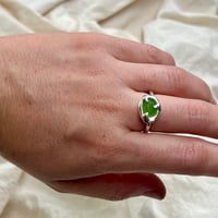 Image 2 of GREEN MOLTEN RING (M)