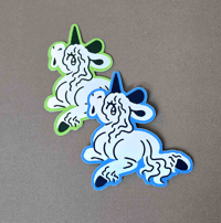 Image 2 of Unicorn Matte Holo Vinyl Sticker