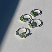 Image 3 of GREEN MOLTEN RING (L ½)