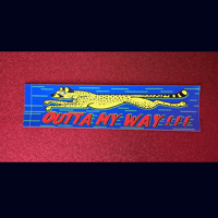 Image 2 of Cheetah Vinyl Bumper Sticker