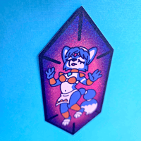 Image 1 of Krystal Glitter Vinyl Sticker