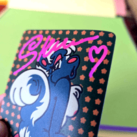 Image 1 of Skunk Pinup Matte Vinyl Sticker 18+