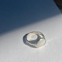 Image 5 of WHITE OPAL RING (O) 