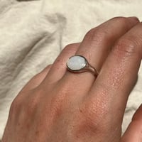 Image 3 of WHITE OPAL RING (O) 