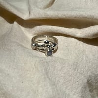 Image 4 of OPAL/PEARL BARNACLE RING (P) 