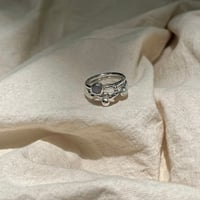 Image 1 of OPAL/PEARL BARNACLE RING (P) 