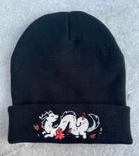 Image 1 of Floral Dragon Beanie