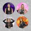 WWE Ladies 4-Pack Pinback Buttons
