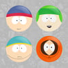 South Park Crew 4-Pack Pinback Buttons