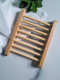 Image 1 of Bamboo Wood Soap Holder 