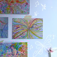 Image 4 of music-loving dragonfly friend postcard