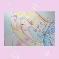 Image 1 of november snowflake postcard