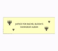 "Justice for Rachel" Bumper Sticker