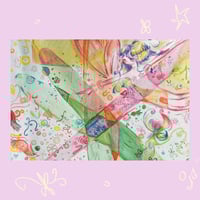 Image 1 of new year’s resolutions postcard