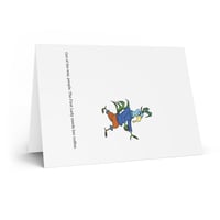 Image 3 of Busy Chicken Delivers Coffee to First Lady | Greeting Card