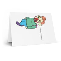 Image 3 of Clown Explains His Face Is A Congenital Condition | Greeting Card 