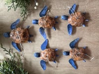 Image 2 of Spun Cotton Sea Turtle Ornaments