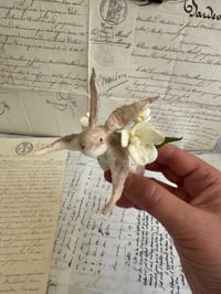 Image 5 of Spun cotton running bunny ornament