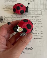 Image 4 of Spun Cotton Lovebugs Ladybugs