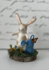Image 4 of Spun cotton bunny & watering can