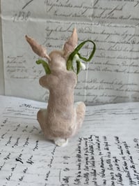 Image 5 of Spun cotton flower bunny ornament