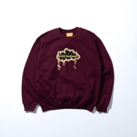 Image 1 of 'Bolt Cloud Logo' Sweatshirt [WINE RED]