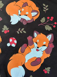 Image 4 of Woodland Foxes Crewneck Tee