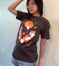 Image 5 of Woodland Foxes Crewneck Tee