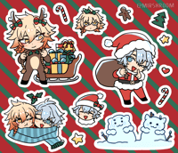 Merry Chrysos Sticker Sheet 