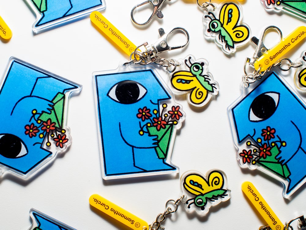Image of Buncha Blooms - Charm / Keyring