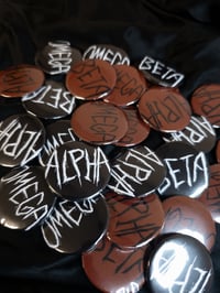 Image 1 of Omegaverse Metal Badges