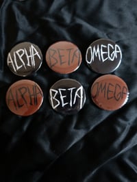Image 2 of Omegaverse Metal Badges