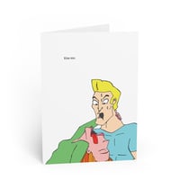 Image 1 of Woman Wants Gay Man To Kiss Her | Greeting Card