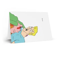 Image 3 of Woman Wants Gay Man To Kiss Her | Greeting Card
