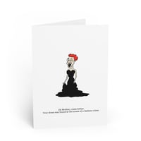 Image 1 of Son Belittles Mothers Fashion Sense | Greeting Card 