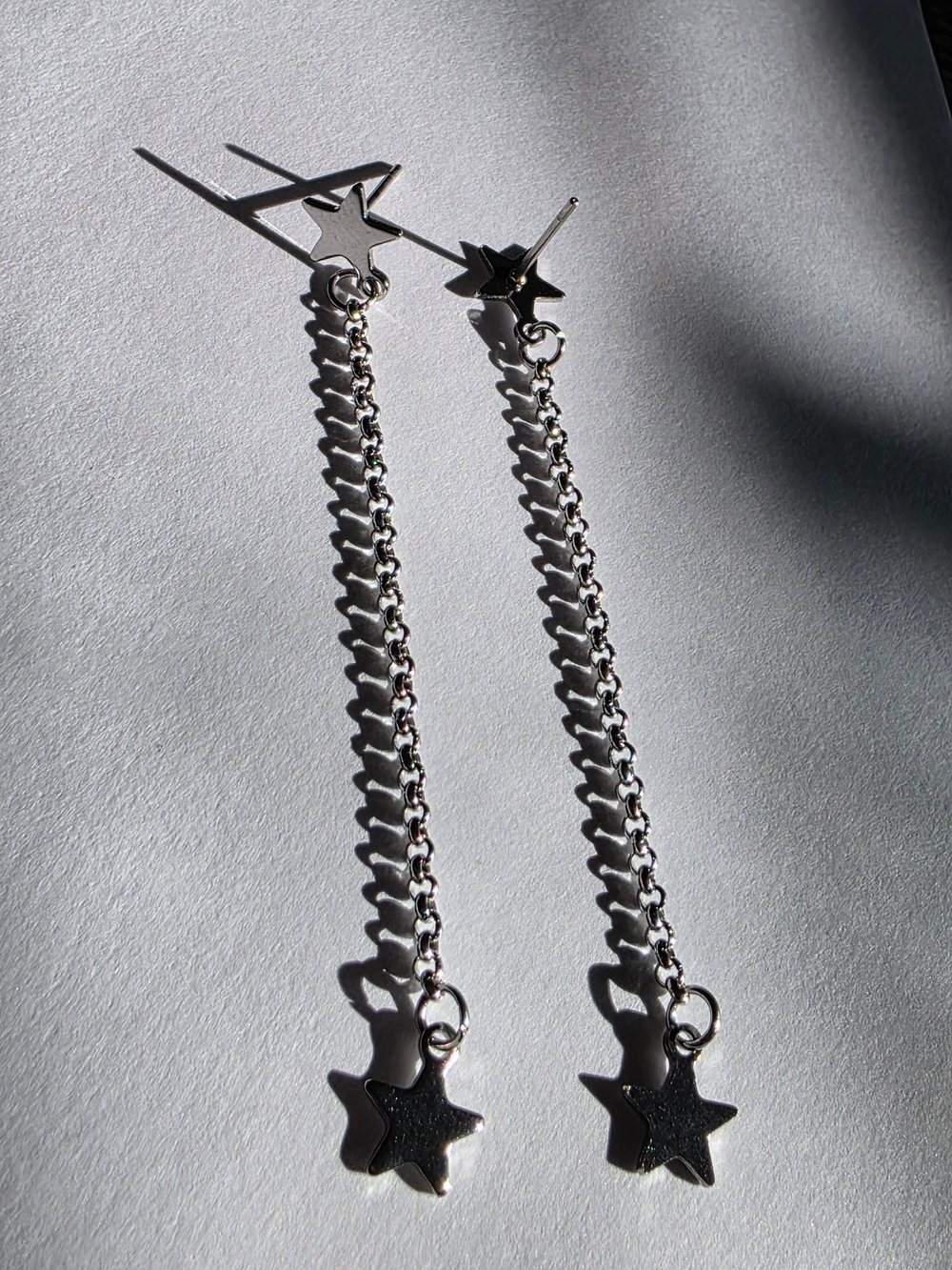 Image of HBC♡ Star Chain Earrings 