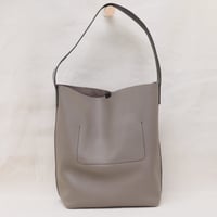 Image 3 of Tube Tote in pebbled gray