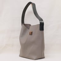 Image 4 of Tube Tote in pebbled gray