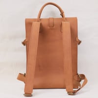 Image 3 of Roll Top Backpack midi in vintage light brown