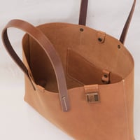 Image 6 of XL Work Tote vintage light brown