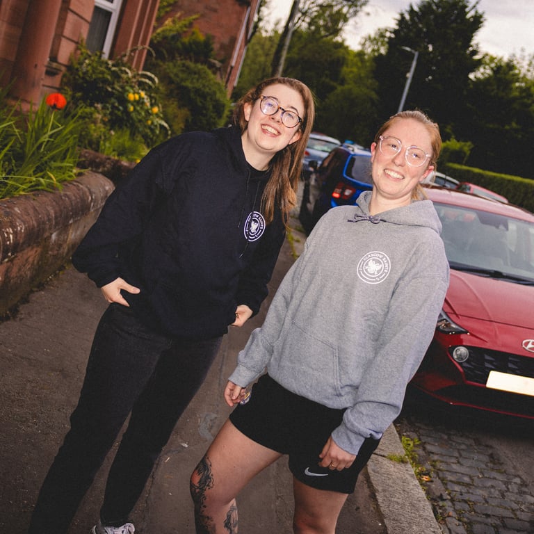 "Community at Heart" Hoodie in Grey