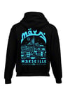 Hoodie MARS V2  Maison Mère x Azed noir/bleu ciel